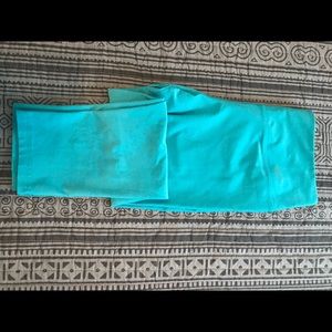 Electric Blue 7/8 Nike Pro leggings